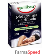 melatonina + griffonia 60 compresse