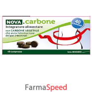 nova carbone vegetale 40cpr