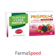 tantum verde natura propoli+c con zinco e vitamina c 15 pastiglie gommose gusto frutti di bosco