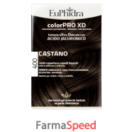 euphidra colorpro xd 400 castano gel colorante capelli in flacone + attivante + balsamo + guanti