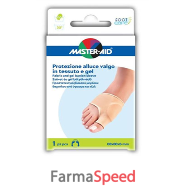 protezione master-aid in gel e tessuto per alluce valgo 1 pezzo