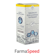 argento colloidale supremo 20ppm certificato spray con contagocce + erogatore naso + erogatore gola + erogatore pelle