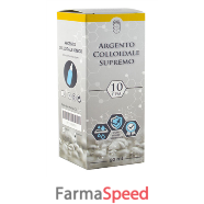 argento colloidale supremo 10ppm certificato con contagocce 50 ml