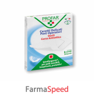 cerotto profar post operatorio sterile con garza antiaderente 5x7,5cm 5 pezzi