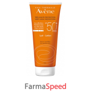 avene eau thermale latte spf50+ 250 ml