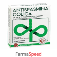 antispasmina colica -  10 mg + 10 mg compresse rivestite 30 compresse 