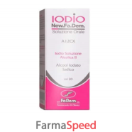 iodio soluzione alcolica ii (new.fa.dem.)*os soluz 20 ml 2% + 2,5%