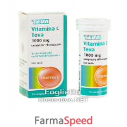 vitamina c (teva)*10 cpr eff 1 g
