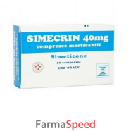 simecrin*50 cpr mast 40 mg