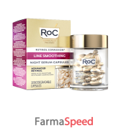 roc retinol correxion line smoothing siero viso notte 30 capsule