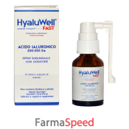 hyaluwell fast spray sublinguale 20 ml