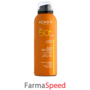 korff sun latte spray spf50+