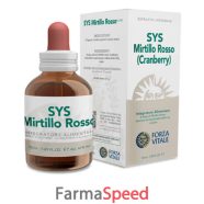 sys mirtillo rosso gocce 50ml