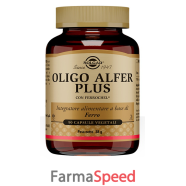 oligo alfer plus solgar 90 capsule vegetali