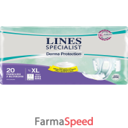 lines sp derm pan maxi xl 20pz