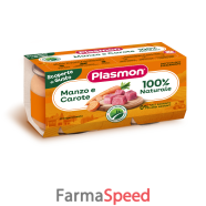 plasmon omogeneizzati manzo carote 2 pezzi da 120 g