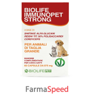 biolife immunopet strong 60cps