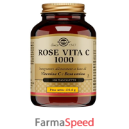 rose vita c 1000 solgar 100 tavolette