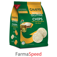 giusto senza glutine chips olio extravergine di oliva 40 g