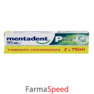 mentadent p 2 x 75 ml bitubo promo