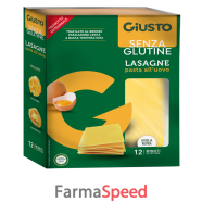 giusto s/g sfoglie lasagne250g