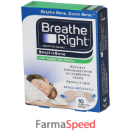 cerotti nasali breath right balsamici 10 pezzi