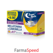 melatonina act+camomilla30bust