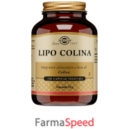 lipo colina solgar 100 capsule vegetali