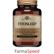 fitosleep solgar 30 capsule vegetali