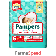 pampers baby dry pannolino mutandina xl 14 pezzi