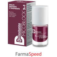 dermovitamina micoblock 3in1 smalto idratante traspirante prugna 5 ml