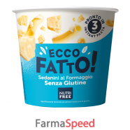 nutrifree ecco fatto sedanini al formaggio 70 g