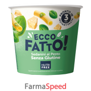 nutrifree ecco fatto sedanini al pesto 70 g