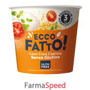 nutrifree ecco fatto cous cous caprese 70 g