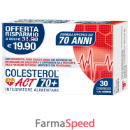 colesterol act 70+ 30 compresse