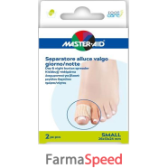 master-aid foot care divarocatore alluce giorno/notte taglia s 2 pezzi