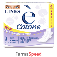 lines e' cotone ali 9+1pz