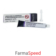 lidocaina idrocortisone (marco viti)*crema derm 30 g 15 mg/g + 10 mg/g