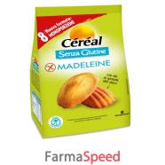 cereal madeleine senza glutine 8 pezzi da 28,5 g