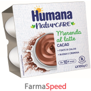 humana merenda cacao 4x100g