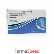 ketoprofene s lisina zen - 40 mg granulato 24 bustine in carta/al/pe