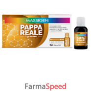 massigen pappa reale 10 flaconi da 25 ml