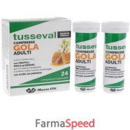 tusseval gola adulti 24 compresse