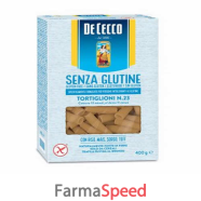 de cecco tortiglioni n.23 senza glutine 400 g