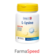 longlife l-lysine 500mg 60 tavolette