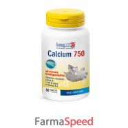 longlife calcium 750 mg 60 tavolette