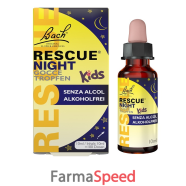 rescue night kids gocce 10ml