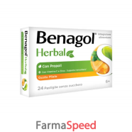 benagol herbal miele 24past