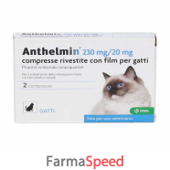 anthelmin*2cpr 230+20mg gatto