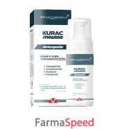 braderm kurac mousse detergente viso 100 ml 